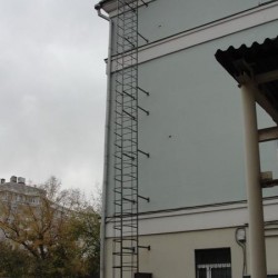 Вертикальная пожарная лестница П1-2 (MG-Metra)